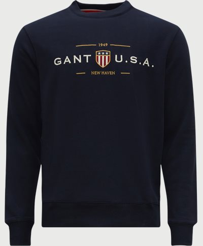 Gant Sweatshirts D1 BANNER SHIELD C-NECK 2006049 Blå